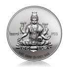 10 Gram Silver Diwali Laxmi &amp; Ganesha Coin
