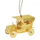 24ct Gold Dipped Christmas Gold Car