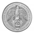10 Oz The Queens Beast Silver Coin 