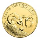 1 Oz Gold Lunar Year Of The Sheep (2015)
