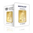 100 Gram Metalor Investment Gold Bar (999.9)
