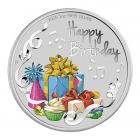 Happy Birthday Silver Coin (Gift Set)