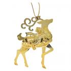 24ct Gold Dipped Christmas Gold Reindeer