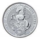 2 Oz Queen&#039;s Beast Unicorn Of Scotland (2018) Silver Coin 