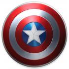  1 Ounce Marvel Captain America Sheild Silver Coin (Gift Set)