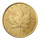 1 Oz Gold Maple Leaf Coin (Mixed Years) 
