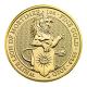 1 Oz Queen&#039;s Beast White Lion Of Mortimer Gold Coin image