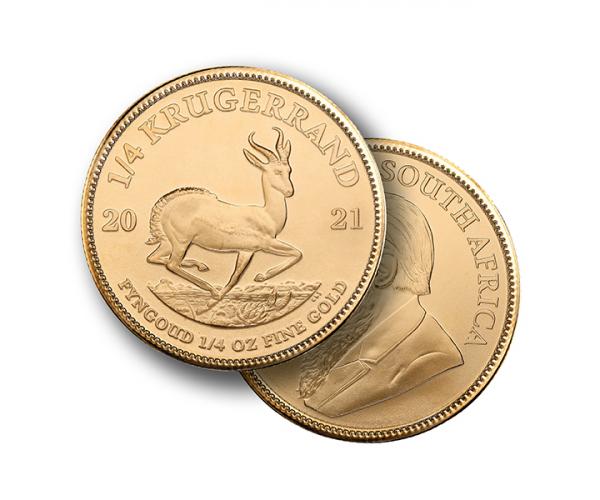 1/4 Oz Gold Krugerrand (Mixed Years) image