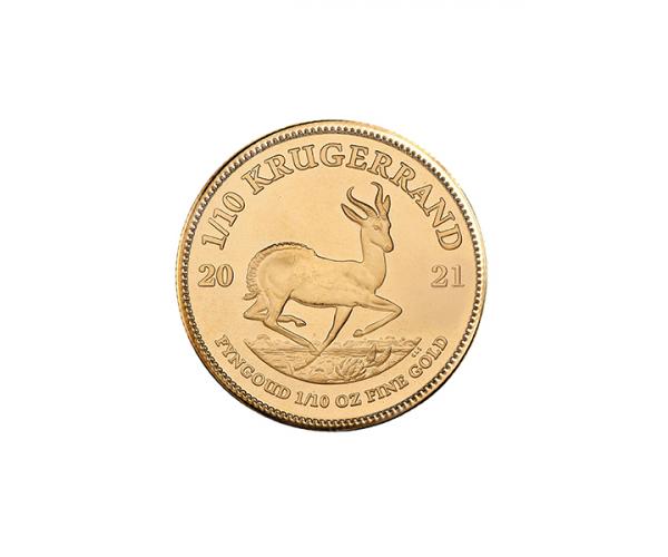 1/10th Oz Gold Krugerrand (Mixed Years) image