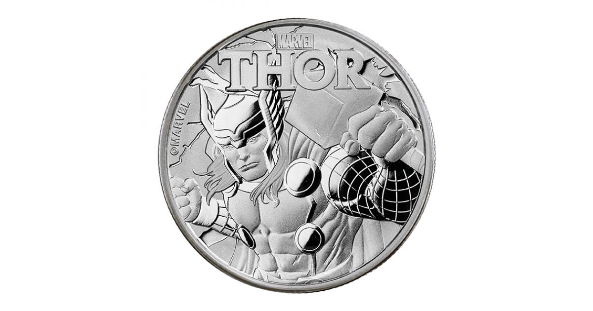 1 Ounce Marvel Series Thor Silver