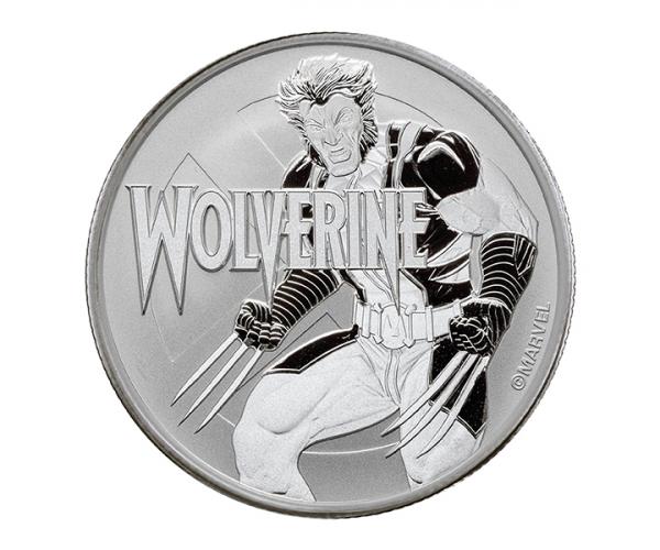 1 Ounce Marvel Series Wolverine Silver Coin .999 image