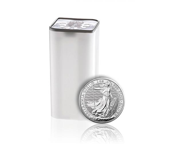 1 Ounce Silver Britannia Empty Coin Tube (25pcs) image