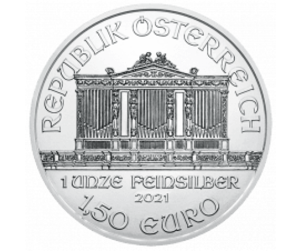 1 Oz Silver Austrian Philharmonic (2021) image