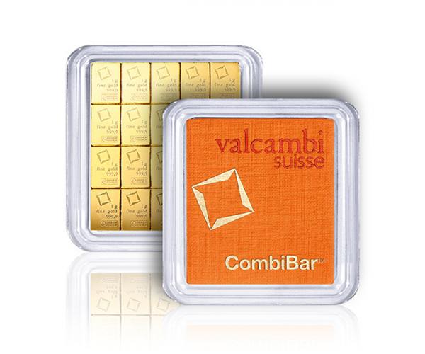 20 x 1g Pure Gold Investment CombiBar 999.9 image