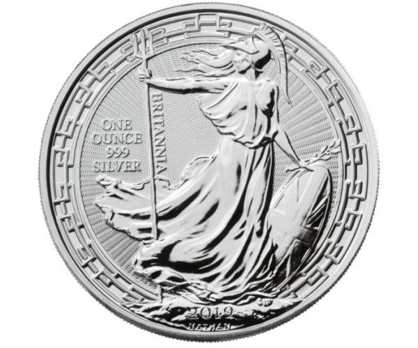 1 Ounce 2019 Silver Britannia Coin (Oriental Border) image