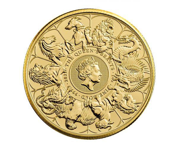 1 Oz Queen Beasts Completer Gold Coin 999.9 image