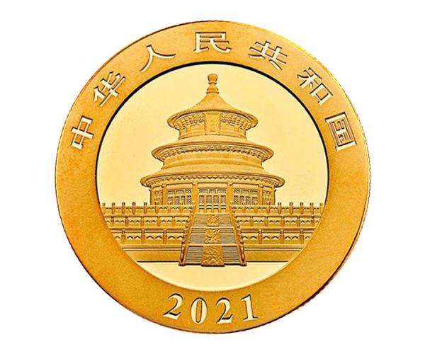 30 Gram Chinese Gold Panda Coin (2021) image