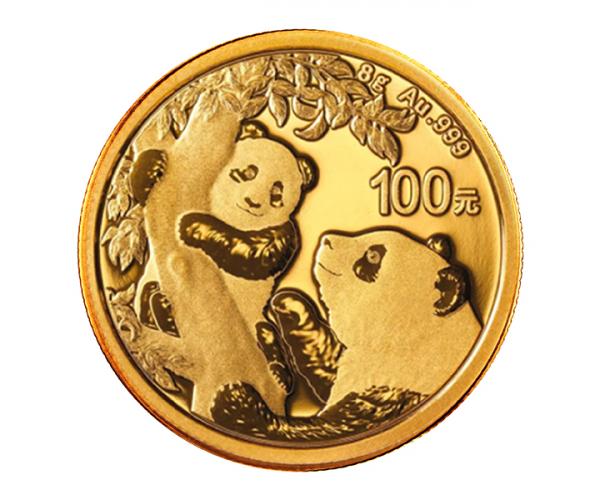 8g Chinese Gold Panda (2021) image