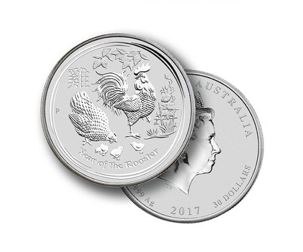 1 kg Silver Year Of The Rooster (Mixed Years) image