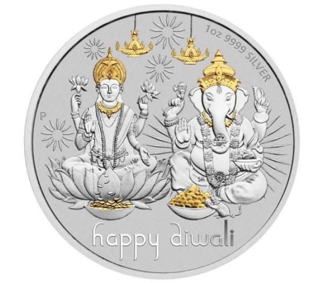 999.9 Purity Ganesh Lakshmi ji Silver Coins With Gift Wrap For Diwali –  Rakva