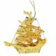 24ct Gold Dipped Christmas Golden Ship image