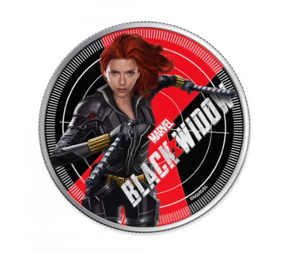 1 Ounce Marvel Series Black Widow Silver Coin (Gift Set) image