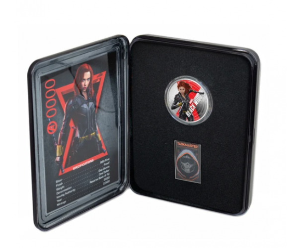 1 Ounce Marvel Series Black Widow Silver Coin (Gift Set) image