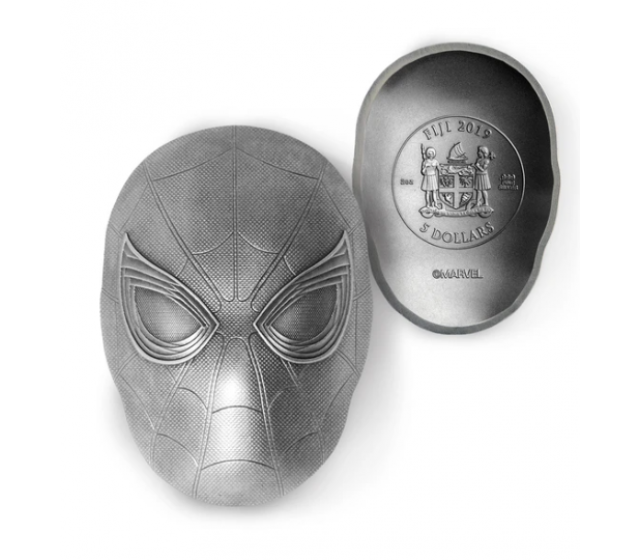 2 Ounce Marvel Series Spider Man Icon Fine Silver Coin Gift Set