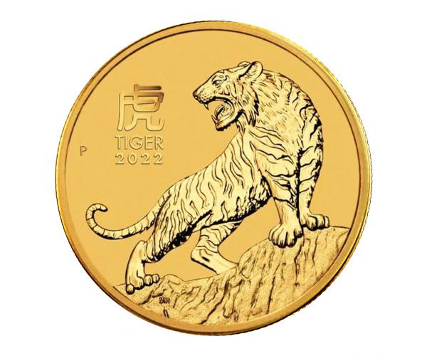 1 Oz Australian Lunar Year of the Tiger Gold Coin (2022) image