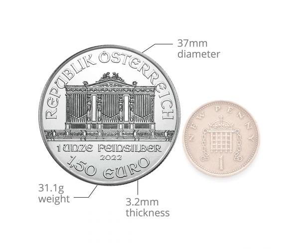 1 Ounce Silver Philharmonic (2022) image