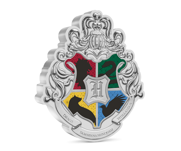 1 Oz Silver Harry Potter Hogwarts Crest image