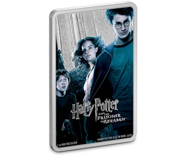 1 Ounce Silver Harry Potter Movie Poster Prisoner of Azkaban Coin image