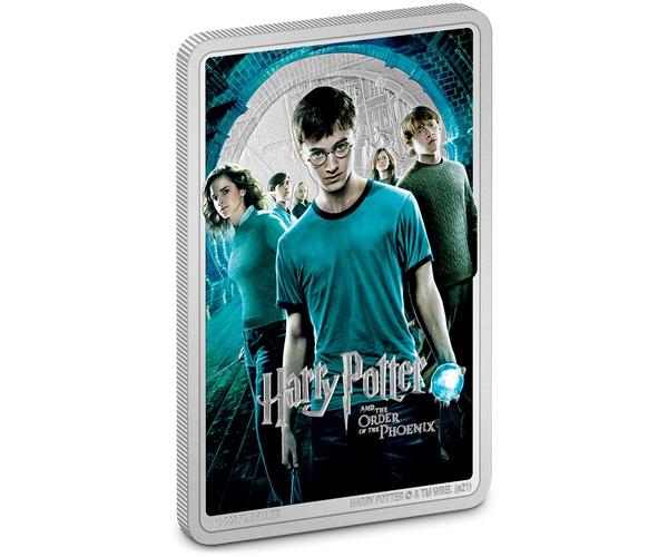 1 Ounce Silver Harry Potter Movie Poster The Order Of The Phoenix Coin image