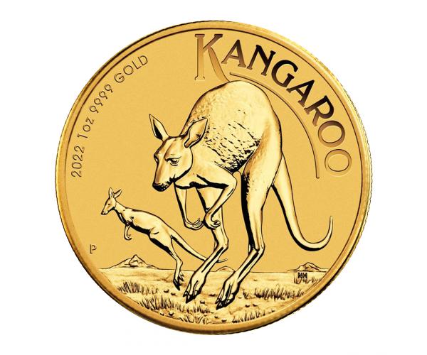 1 Ounce Gold Kangaroo Coin (2022) image