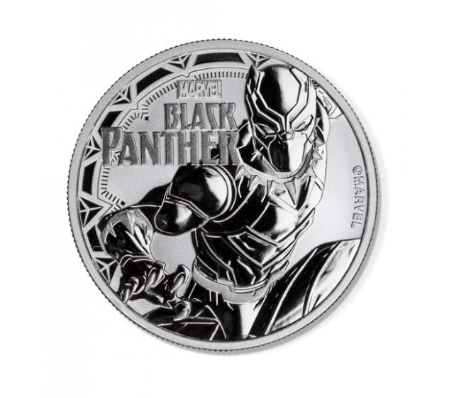 1 Ounce Silver Marvel Series Black Panther