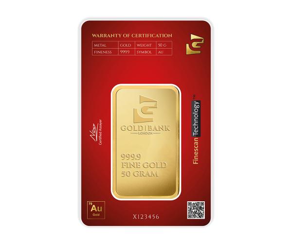 50 Gram Gold Bank Investment Gold Bar Phoenix Edition (999.9) image