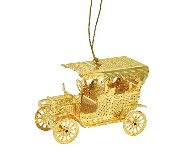 24ct Gold Dipped Christmas Gold Car image