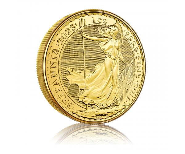 1 Oz Britannia Gold Coin (2023) Queen Elizabeth II 999.9 image