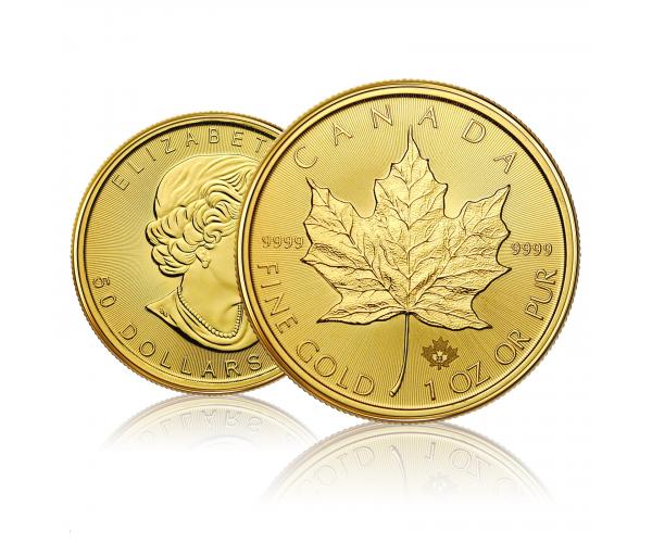 1 Ounce Gold Maple Leaf Coin (2023) image