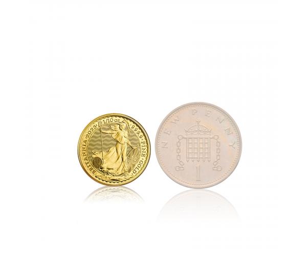 1/10th Oz Gold Britannia Coin King Charles III (2023) image