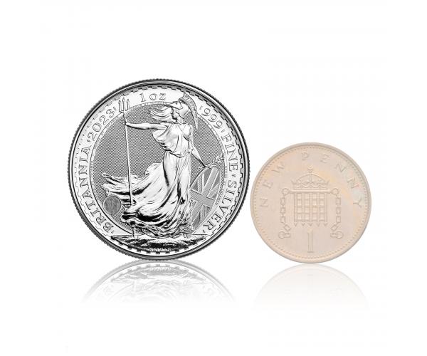 1 Ounce Silver Britannia Queen Elizabeth II (2023) image