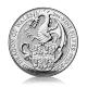 2 Oz Silver Queen&#039;s Beasts Red Dragon Of Wales (2017) image