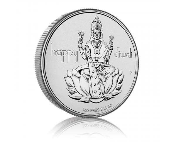 10 Gram Silver Diwali Laxmi Coin image