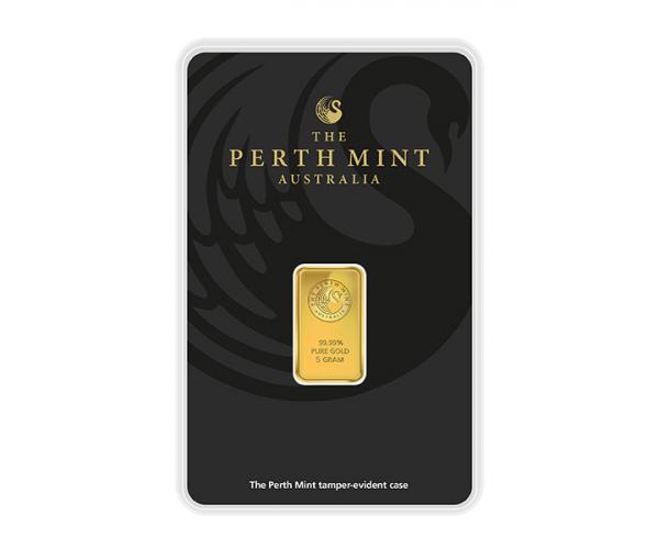 5 Gram Perth Mint Investment Gold Bar (999.9) image