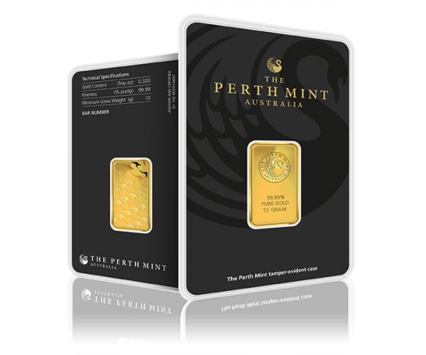 10 Gram Perth Mint Gold Investment Bar (999.9) image