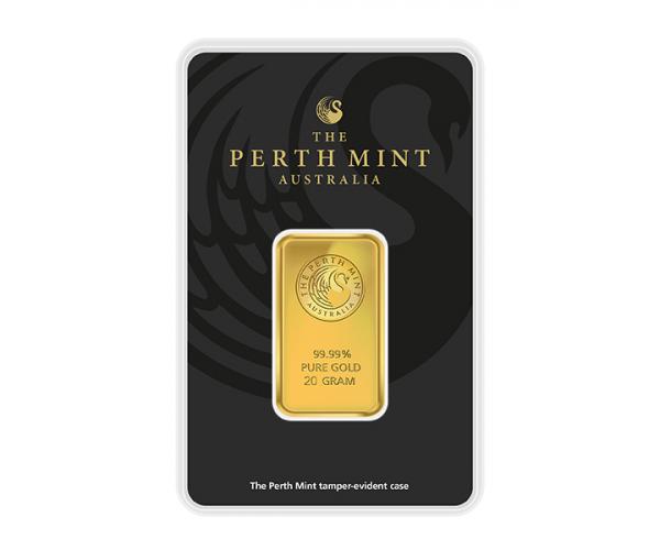 20 Gram Perth Mint Gold Investment Bar (999.9) image