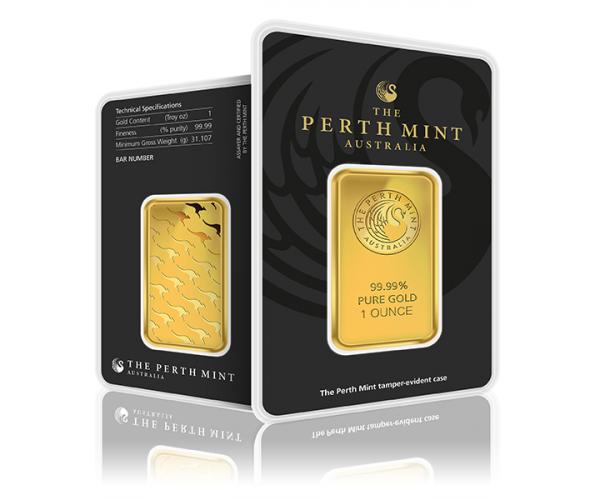 1 Oz Perth Mint Gold Investment Bar image