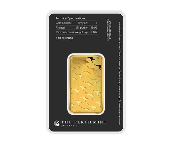 1 Oz Perth Mint Gold Investment Bar image