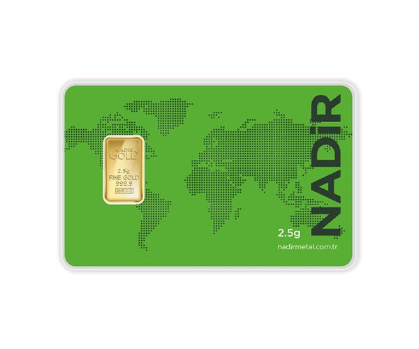 2.5 Gram Nadir Investment Gold Bar (999.9) image