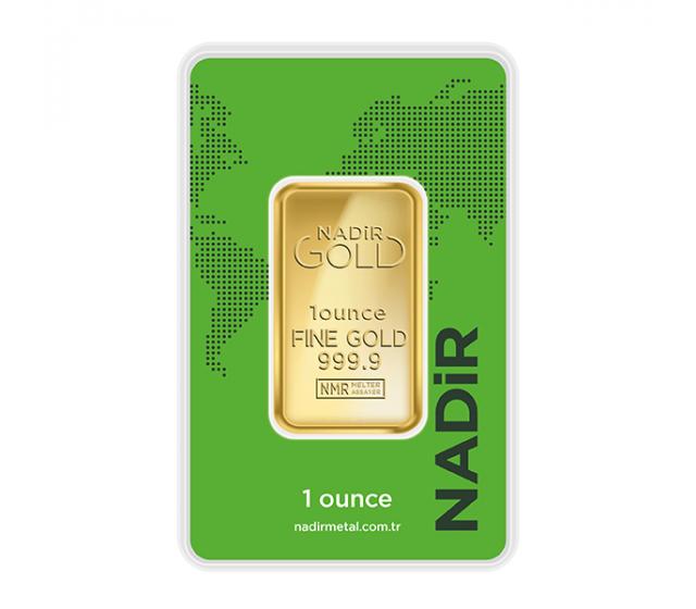 1 Ounce Nadir Investment Gold Bar 999 9 Gold Bank